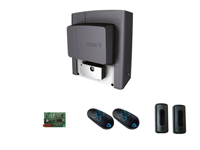 BX 608 RC KIT - Комплект автоматики для откатных ворот на основе привода BX608AGS (встроенный блок управления ZBX6N, радиоуправление с динамическим кодом, фотоэлементы) 