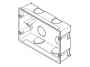 XTS 5SIC - Монтажная коробка для гипсокартона для абонентского устройства XTS 5IP для встроенной установки (840XC-0110)