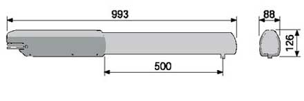Габаритные размеры привода ATI 5024